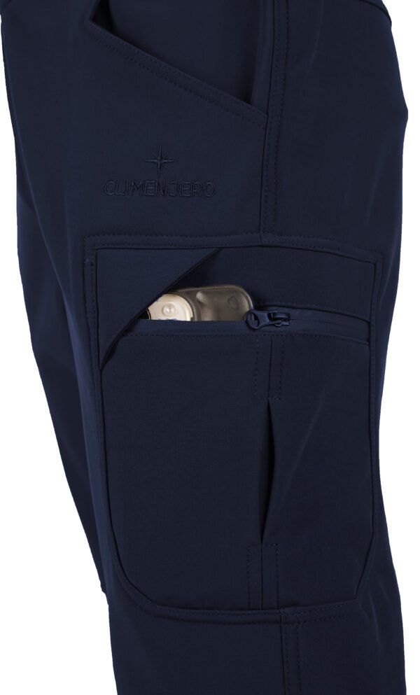 1 ERKEK 4 YÖNE ESNEYEN SOFTSHELL PANTOLON EN-BOT LİKRALI LACİVERT