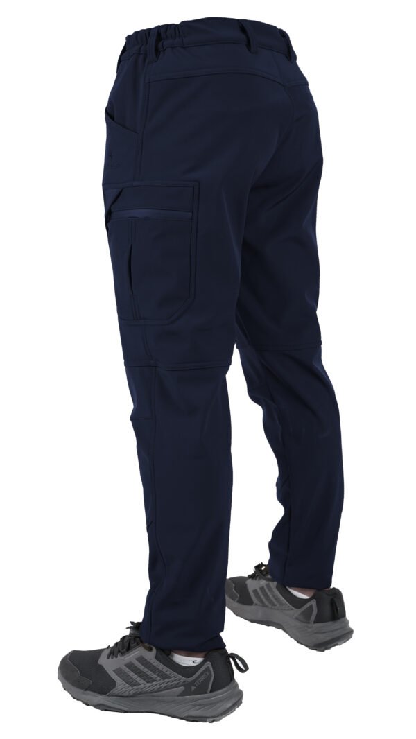 10 ERKEK 4 YÖNE ESNEYEN SOFTSHELL PANTOLON EN-BOT LİKRALI LACİVERT
