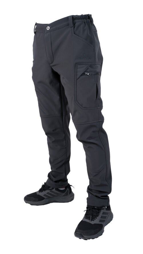 ANTRASİT LİKRALI SOFTSHELL E-BOY LİKRALI HAVLU POLARLI