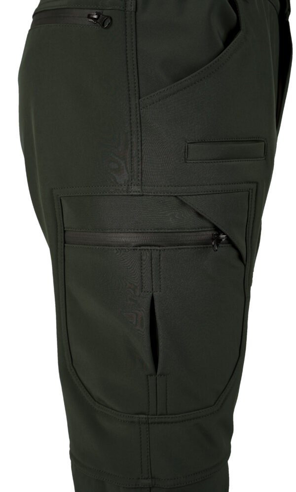 LİKRALI SOFTSHELL PANTOLON  HAKİ