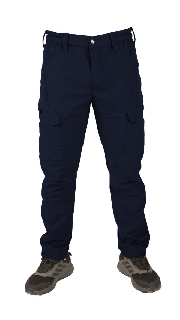 ERKEK SOFTSHELL OUTDOOR NAKIŞLI TAKTİK PANTOLON LACİVERT