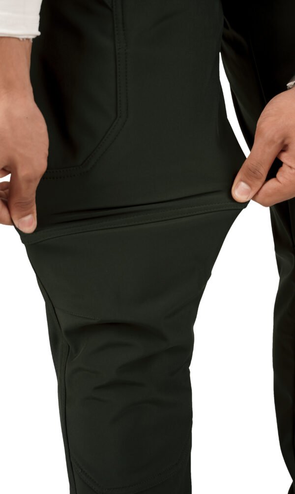 LİKRALI SOFTSHELL PANTOLON  HAKİ