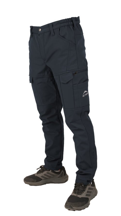 ERKEK SOFTSHELL OUTDOOR NAKIŞLI TAKTİK PANTOLON ANTRASİT