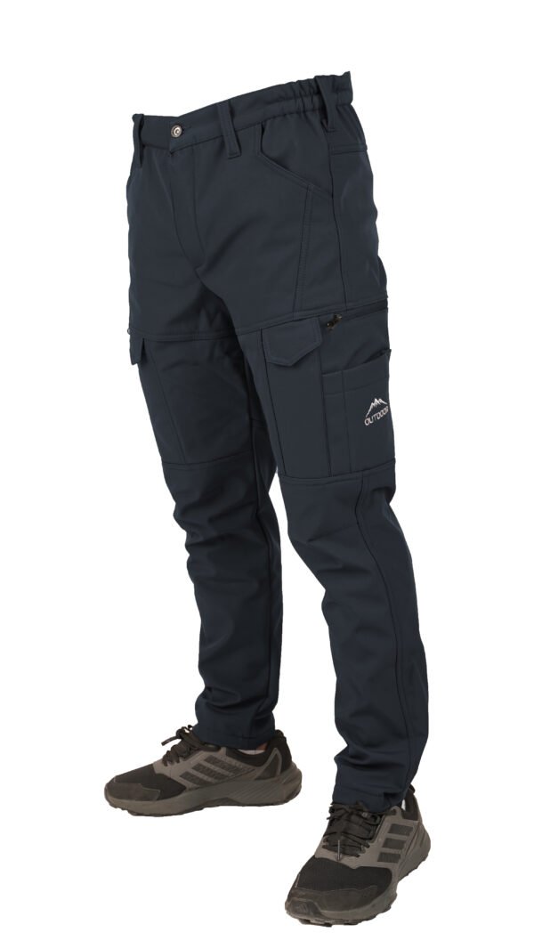 ERKEK SOFTSHELL OUTDOOR NAKIŞLI TAKTİK PANTOLON ANTRASİT