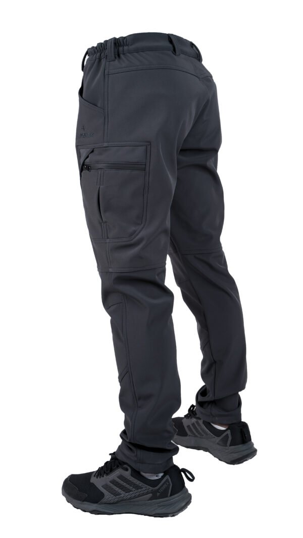 ANTRASİT LİKRALI SOFTSHELL E-BOY LİKRALI HAVLU POLARLI