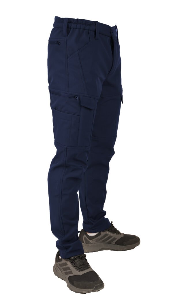 ERKEK SOFTSHELL OUTDOOR NAKIŞLI TAKTİK PANTOLON LACİVERT
