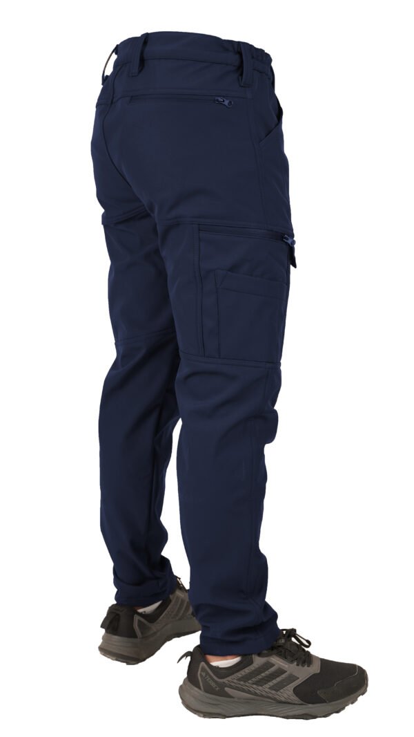 ERKEK SOFTSHELL OUTDOOR NAKIŞLI TAKTİK PANTOLON LACİVERT