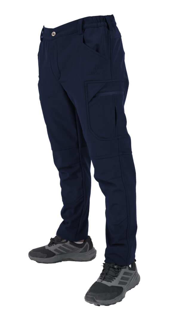 7 ERKEK 4 YÖNE ESNEYEN SOFTSHELL PANTOLON EN-BOT LİKRALI LACİVERT