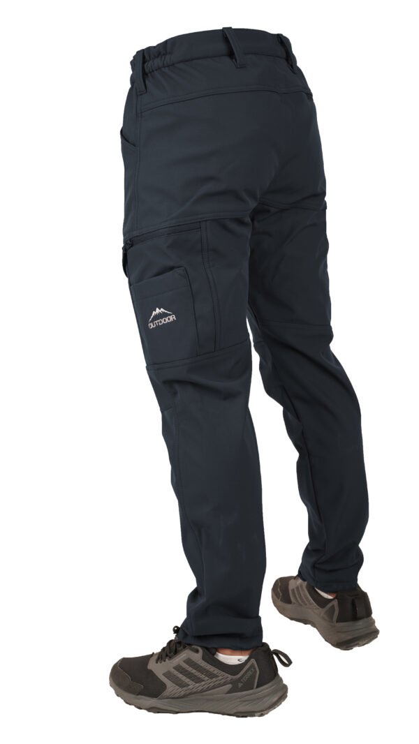ERKEK SOFTSHELL OUTDOOR NAKIŞLI TAKTİK PANTOLON ANTRASİT