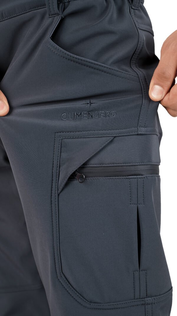 ANTRASİT LİKRALI SOFTSHELL E-BOY LİKRALI HAVLU POLARLI