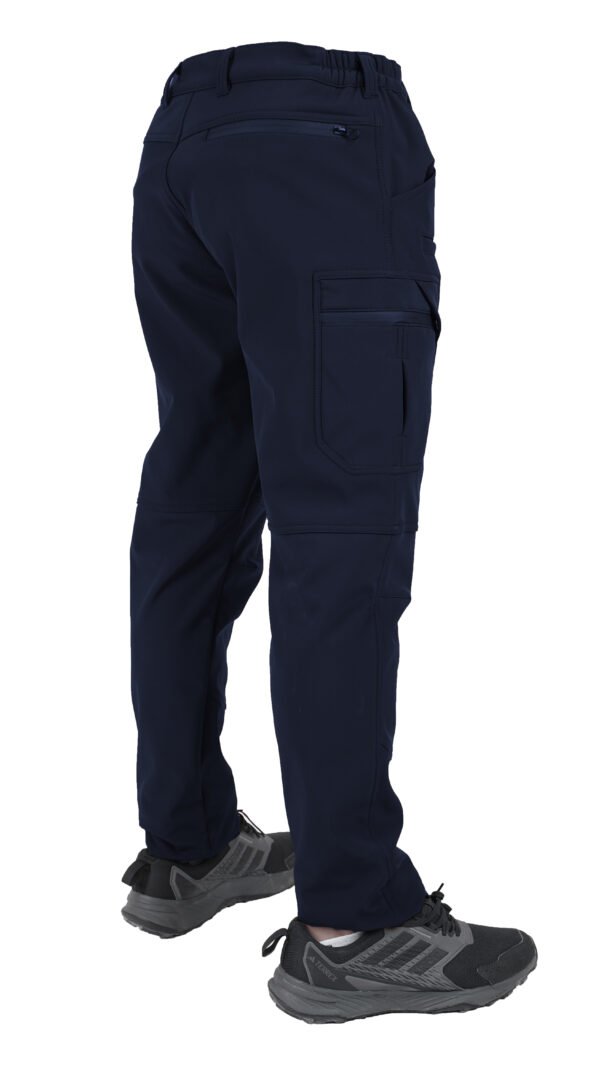 9 ERKEK 4 YÖNE ESNEYEN SOFTSHELL PANTOLON EN-BOT LİKRALI LACİVERT