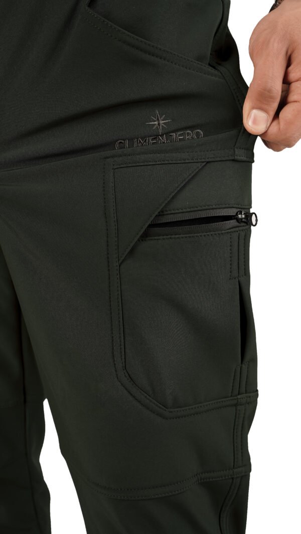 LİKRALI SOFTSHELL PANTOLON  HAKİ
