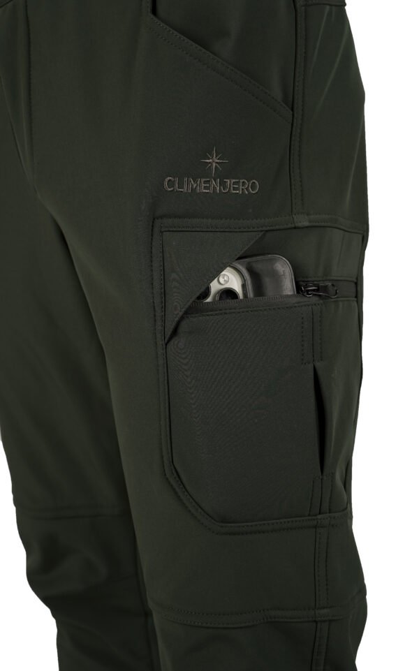 LİKRALI SOFTSHELL PANTOLON  HAKİ