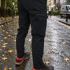 ERKEK SOFTSHELL OUTDOOR NAKIŞLI TAKTİK PANTOLON SİYAH